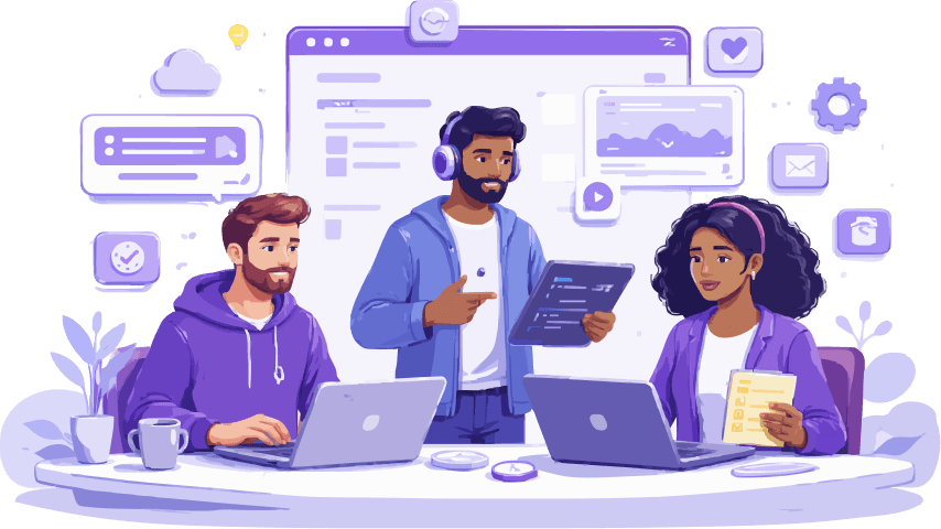 Sports App Mockup on Laptop