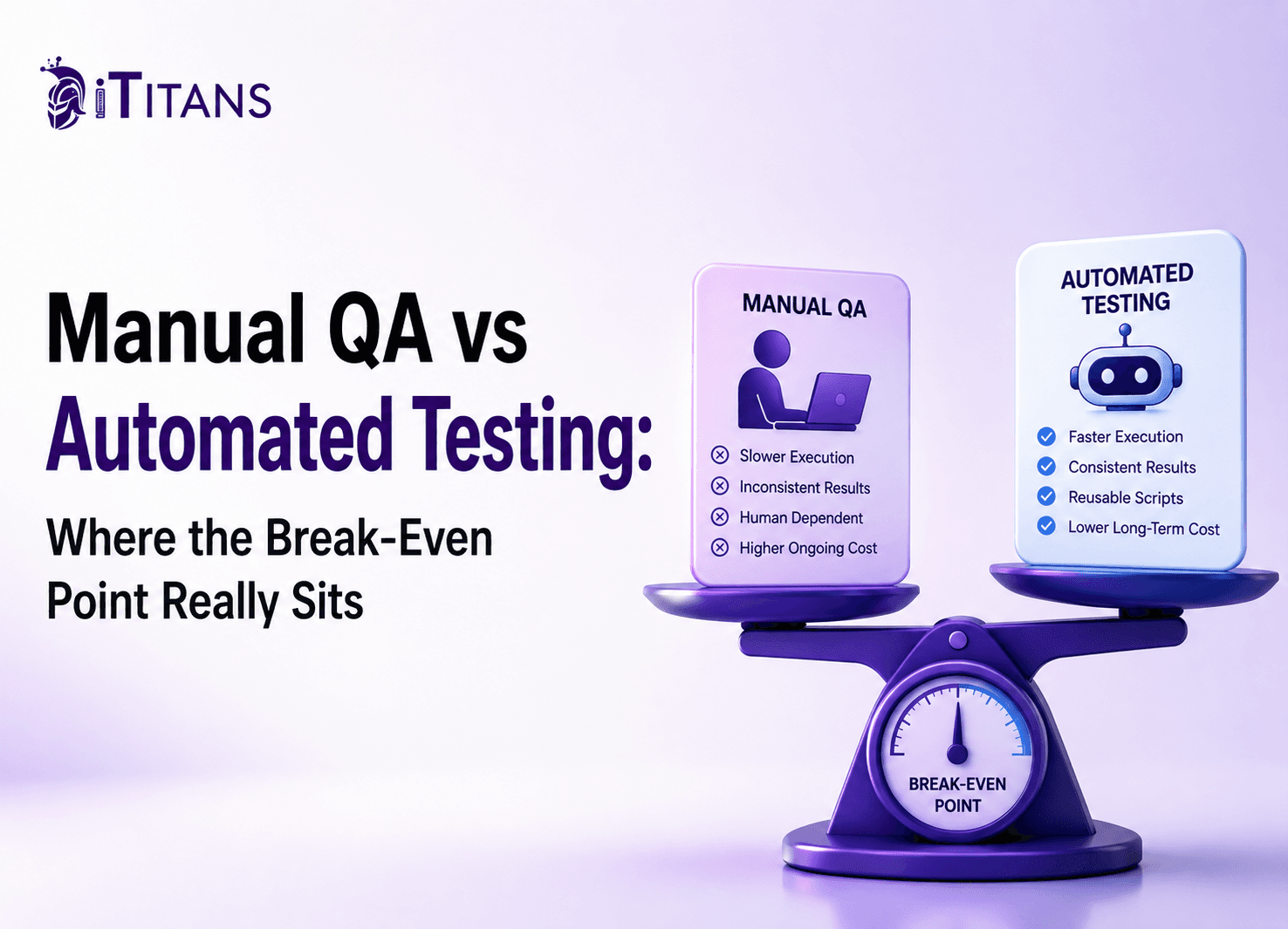 Manual QA vs Automated Testing: Where the Break-Even Point Really Sits